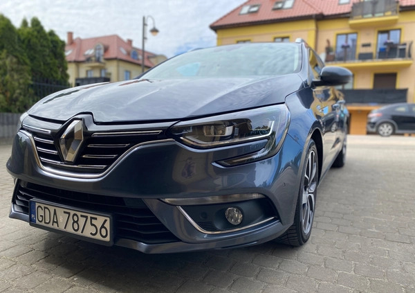 Renault Megane cena 57000 przebieg: 102000, rok produkcji 2017 z Lubniewice małe 704